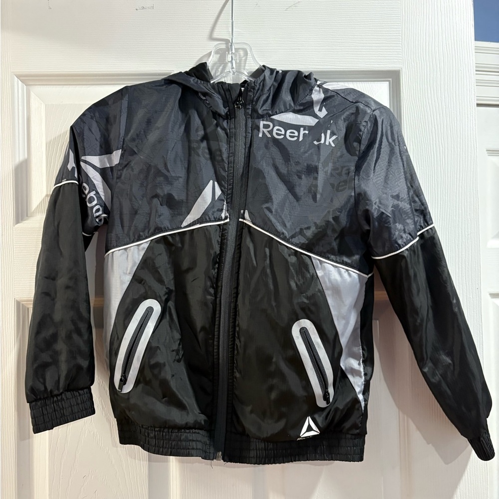 Reebok Kids Black/Gray Light Jacket